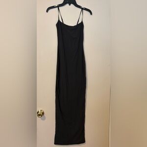 SKIMS Black Maxi Dress